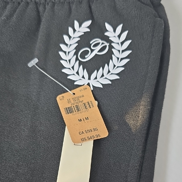 Black Jogger Pants with Logo - Picture 2 of 8